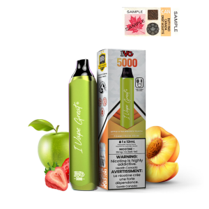 [FD] IVG Bar Max 5000 APPLE STRAWBERRY PEACH - 6ct
