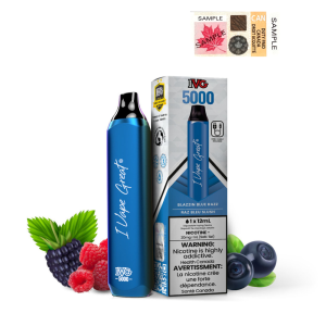 [FD] IVG Bar Max 5000 BLAZZIN BLUE RAZZ - 6ct