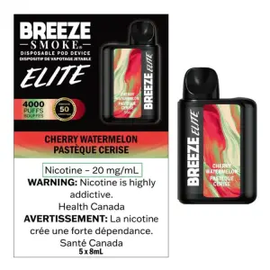 [FD] BREEZE ELITE S50 4000 CHERRY WATERMELON - 5ct