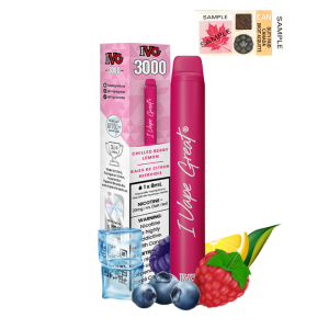 [FD] IVG 3000 - CHILLED BERRY LEMON- 6CT