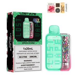 [FD] LOST VAPE ORION BAR 10k GREEN STORM - 5ct