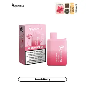 [FD] VAPEMAN B6000 PEACH BERRY - 5ct