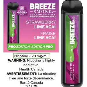 [FD] Breeze Pro Strawberry Lime Acai -10ct