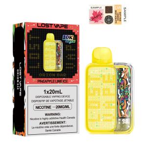 [FD] LOST VAPE ORION BAR 10k PINEAPPLE LIME ICE - 5ct