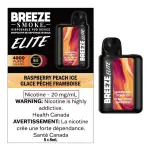[FD] BREEZE ELITE S50 4000 RASPBERRY PEACH ICE - 5ct