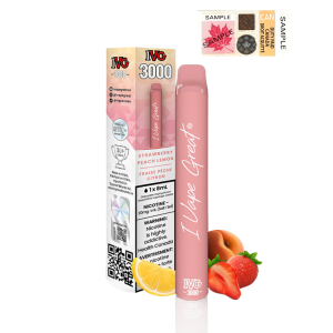 [FD] IVG 3000 - STRAWBERRY PEACH LEMON- 6CT