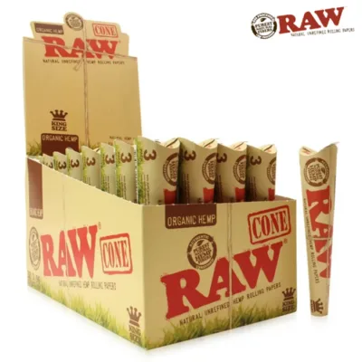 Raw Organic King Size Cones 32/3pk