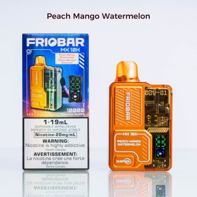 FRIOBAR MX 10K PEACH MANGO WATERMELON – 5ct
